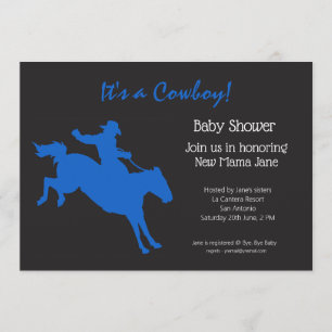 Cowboy Baby Dusche Party Einladung