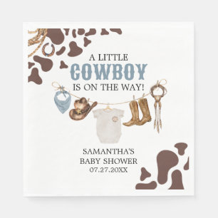 Cowboy Baby-Dusche Serviette