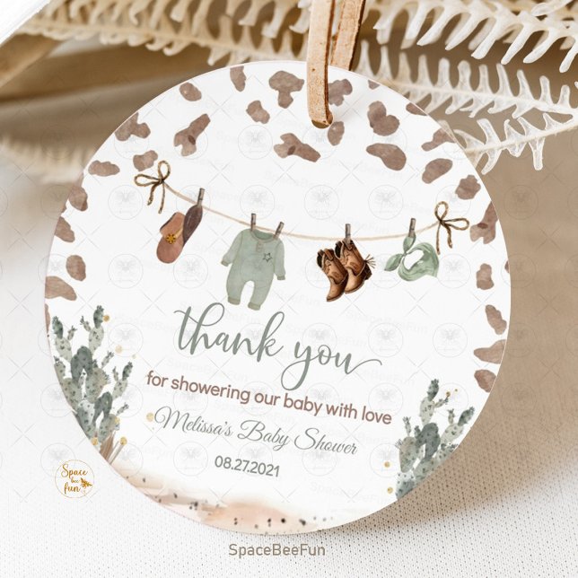 Cowboy Baby Dusche Western Geschenkanhänger (cowboy baby shower favor tags, western baby shower tags, little cowboy favor tags, cowboy theme baby)