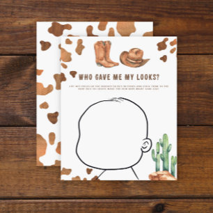 Cowboy Baby Dusche - Wie sieht Baby aus?