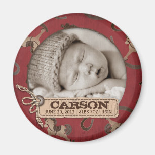 Cowboy Baby Magnet R