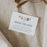 Cowboy Baby Showbücher für Baby Begleitkarte<br><div class="desc">Verlangen Sie Freunde und Familie ein Buch für Ihre Kleine auf dem Weg mit dieser Babyduschkarte zum Thema Cowboy.</div>