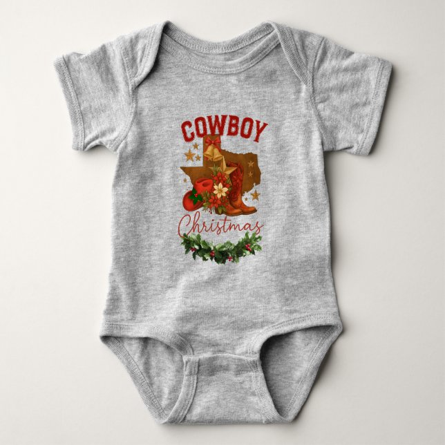 Cowboy Baby Strampler (Vorderseite)