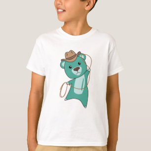 Cowboy Bear Teddy Bear Western Türkis T-Shirt