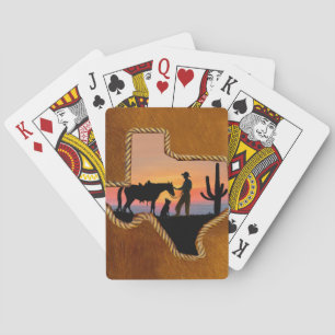 COWBOY-BEGLEITER SPIELKARTEN