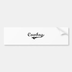 Cowboy-beruflicher Job Autoaufkleber