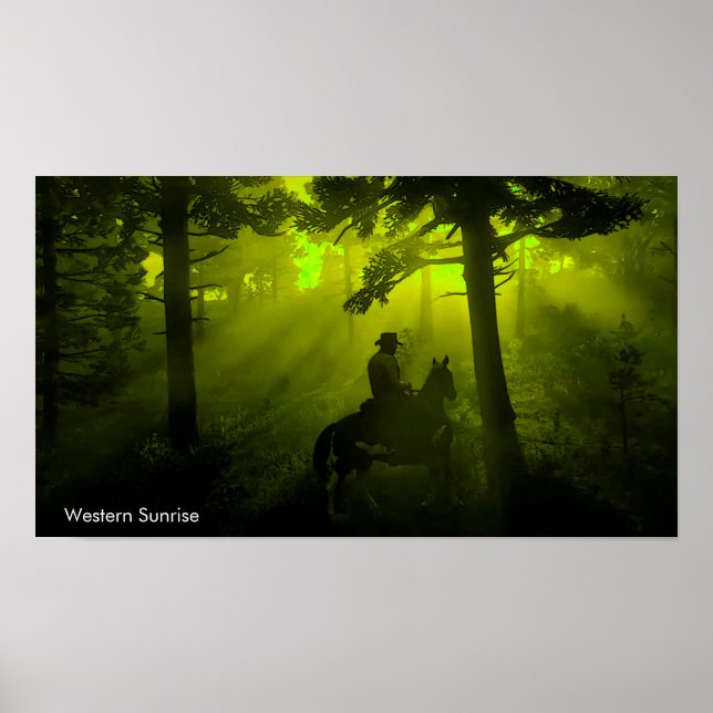 Cowboy-Bild für Poster (Vorne)