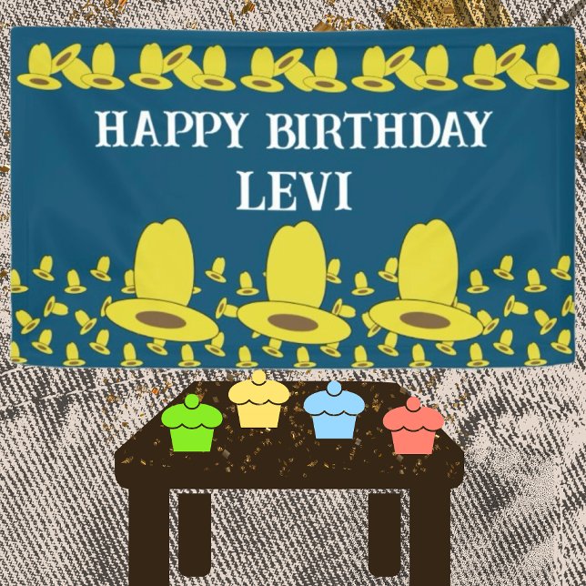 Cowboy Birthday Party Banner (Von Creator hochgeladen)