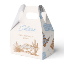 Cowboy Birthday Party Fevor Boxes