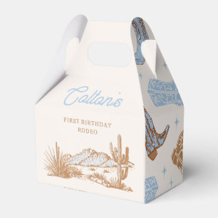 Cowboy Birthday Party Fevor Boxes Geschenkschachtel
