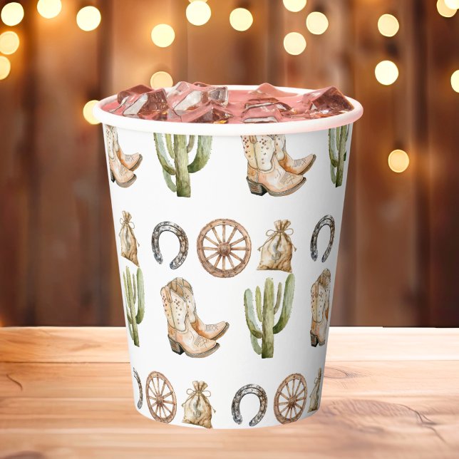 Cowboy Birthday Party Pappbecher (Von Creator hochgeladen)