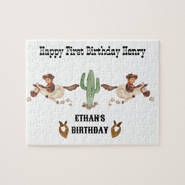 Cowboy Birthday Rodeo Party (Horizontal)