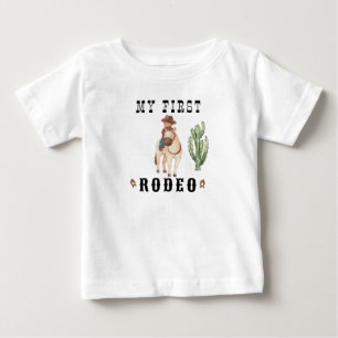Cowboy Birthday Rodeo Party Baby T-shirt