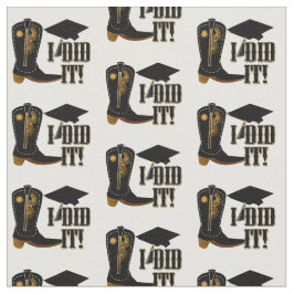 Cowboy Boot Abschluss Stoff