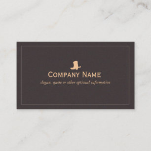 Cowboy Boot Business Card Visitenkarte