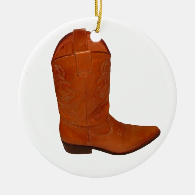 Cowboy Boot Keramikornament (Vorne)