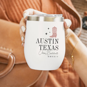 Cowboy Boot Personalisierter Junggeselinnen-Abschi