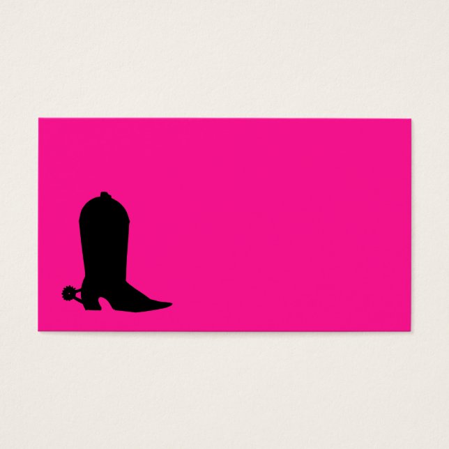 Cowboy Boot-Silhouette (Vorderseite)