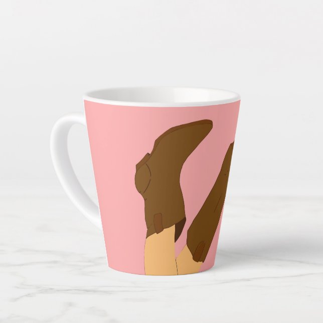 Cowboy Boots Milchtasse (Linke Ecke)