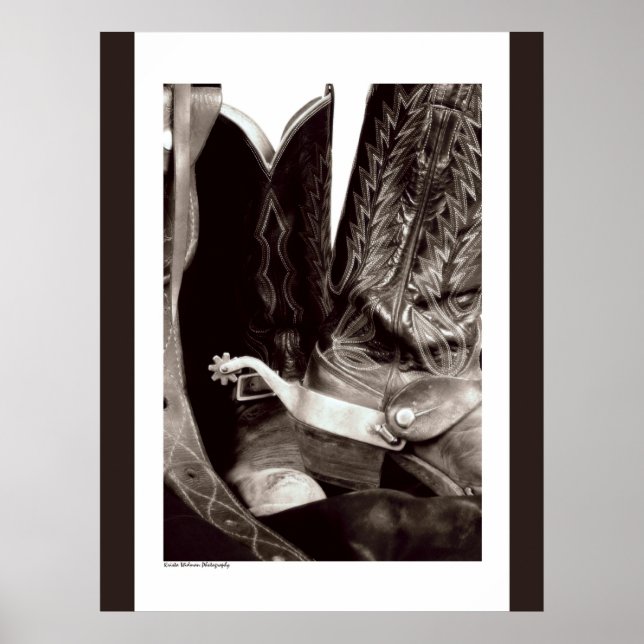 Cowboy Boots Poster (Vorne)