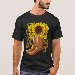 Cowboy Boots Rodeo Riding Women Florist Geschenk S T-Shirt