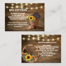 Cowboy Boots Sonnenblumen Western Hochzeitsrichtun