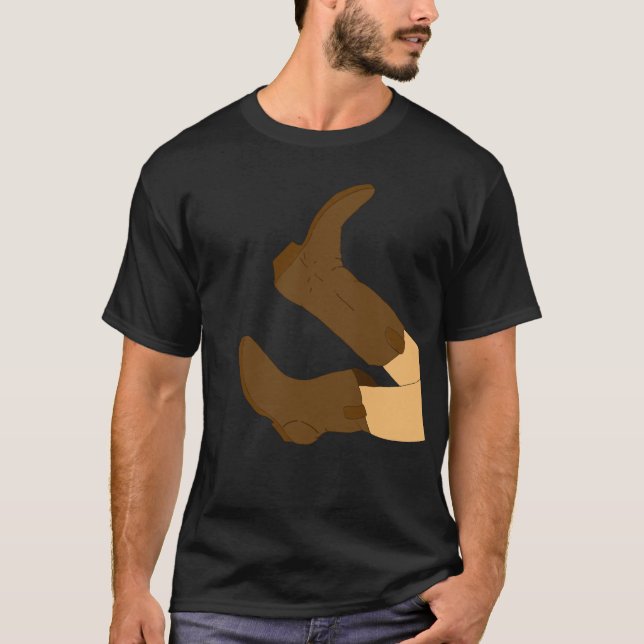Cowboy Boots T-Shirt (Vorderseite)