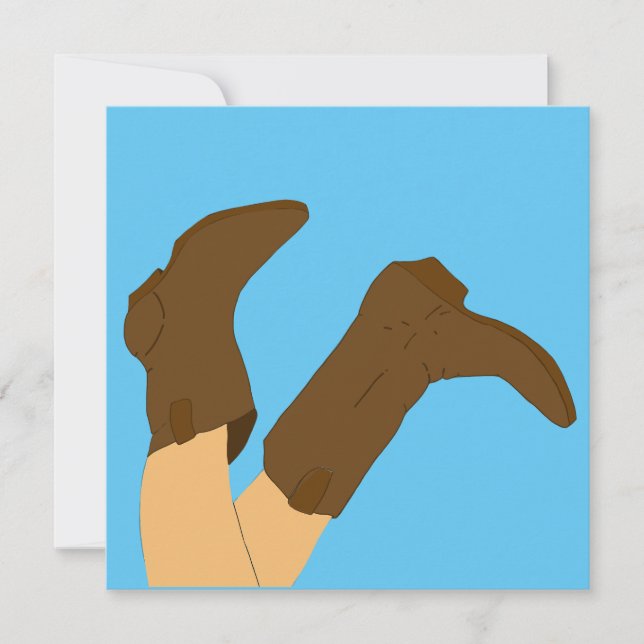 Cowboy Boots Yee-Haw (Vorderseite)