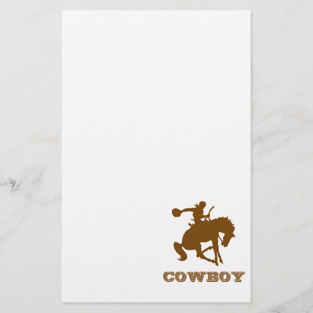 Cowboy Briefpapier (Vorderseite)