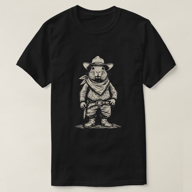 cowboy capybara T-Shirt (Design vorne)