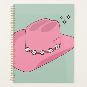 Cowboy Casquette Preppy Rose Et Vert