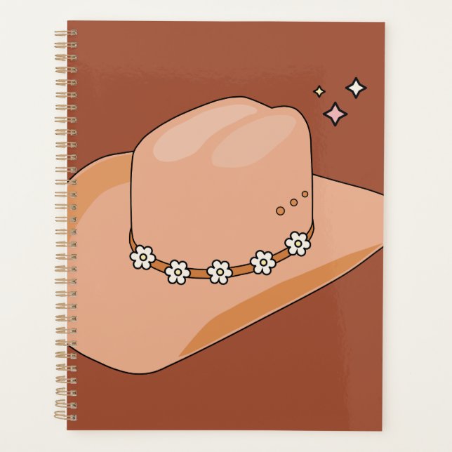 Cowboy Casquette rouille Terracotta (Devant)