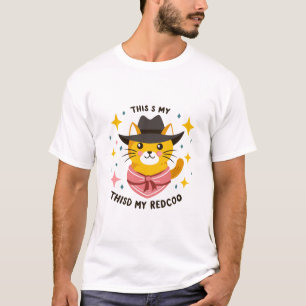 Cowboy Cat Cuteness T - Shirt 2024 klassische Ka