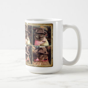 Cowboy Cat x 4 Kaffeetasse