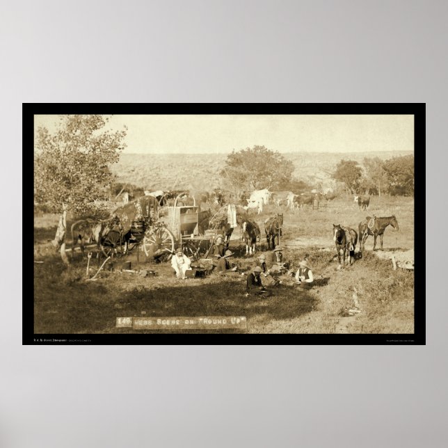 Cowboy Chuckwagon SD 1887 Poster (Vorne)