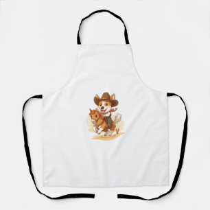 Cowboy Corgi � Western Rodeo Hund Schürze