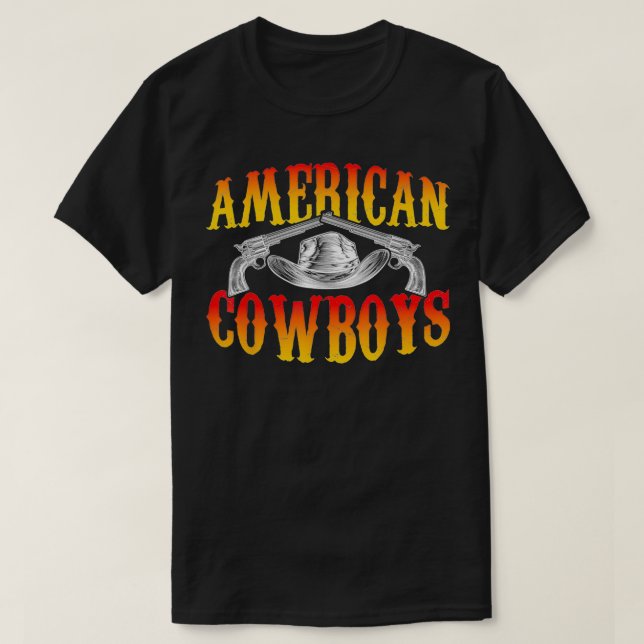 Cowboy Costume Funny Lazy Country Rodeo Western T-Shirt (Design vorne)