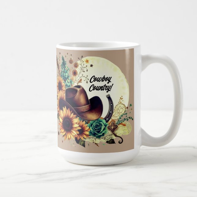 Cowboy Country Rustic Western Mug (Droite)