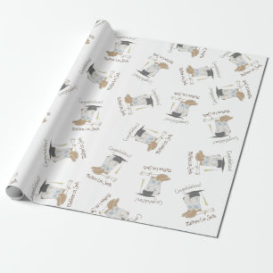 Cowboy Cowgirl Abschluss Country Western Party Geschenkpapier