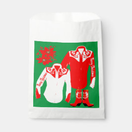 Cowboy Cowgirl Rodeo Western Shirts Merry Christm Geschenktütchen