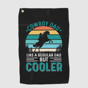 Cowboy Dad Golfhandtuch