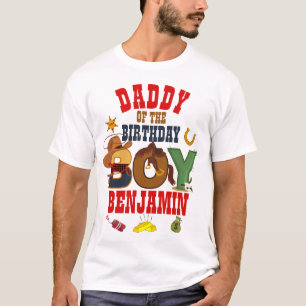 Cowboy Daddy vom Geburtstagskind T-Shirt