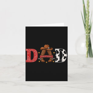 Cowboy-Daddy Western-Rodeo-Themen-Kindergeburtstag Karte