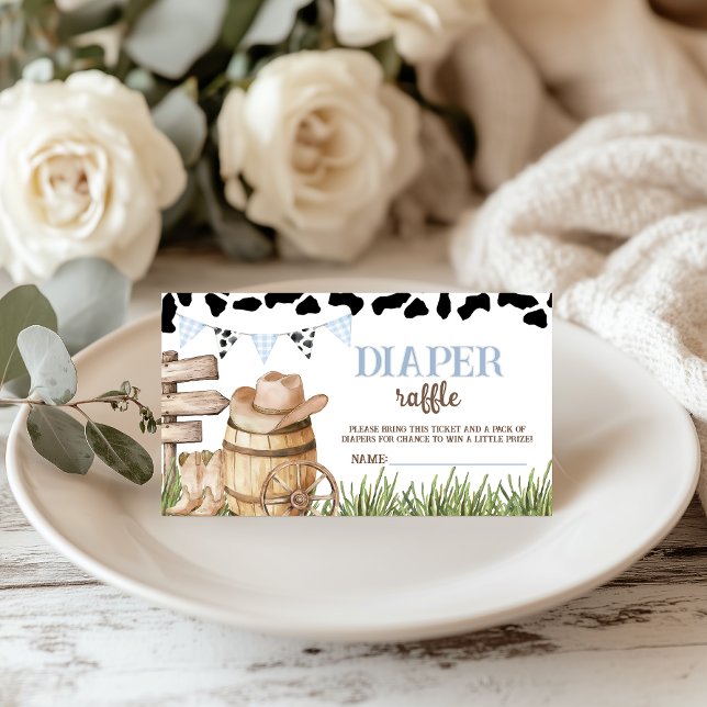 Cowboy Diaper Raffle Insert (Von Creator hochgeladen)