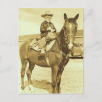 COWBOY DOUG POSTCARD / EINLADUNG
