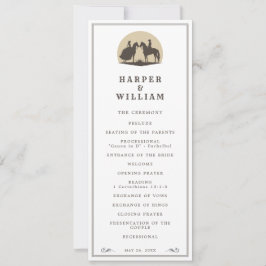 Cowboy-Ehepaar Einladung