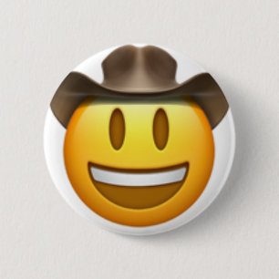Cowboy-Emoji-Gesicht Button