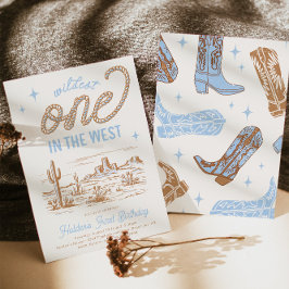 Cowboy Erstgeburt Einladung