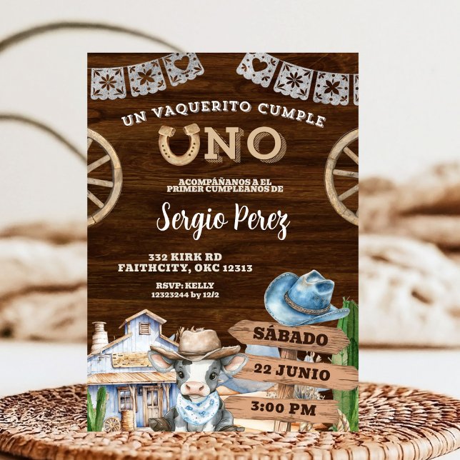 Cowboy First Rodeo Einladung (Von Creator hochgeladen)