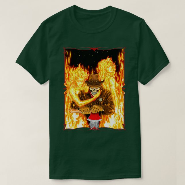 Cowboy From Hell mit Ax Classic TShirt (Design vorne)